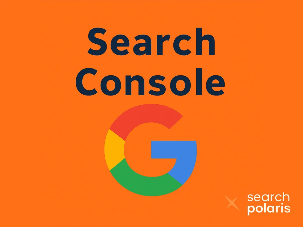 a logo on an orange background